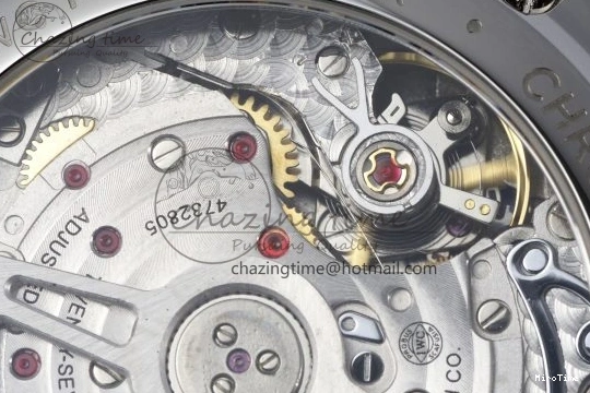 MIROTIME 0205 Portuguese Chrono IW371620 APSF 1:1 Best Edition White Blue Dial on Blue Leather Strap A MultiPurpose 7039